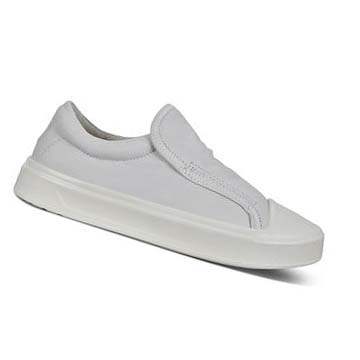 Baskets Ecco Flexure T-cap Slip-on Femme Blanche | FR 223BEX